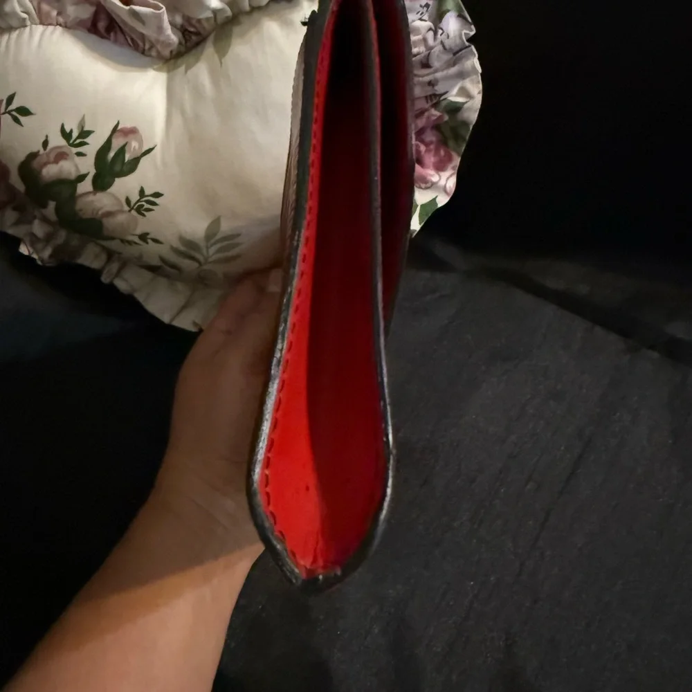 Authentic Louis Vuitton Carnime Red Epi Art Clutch - Picture 14 of 17